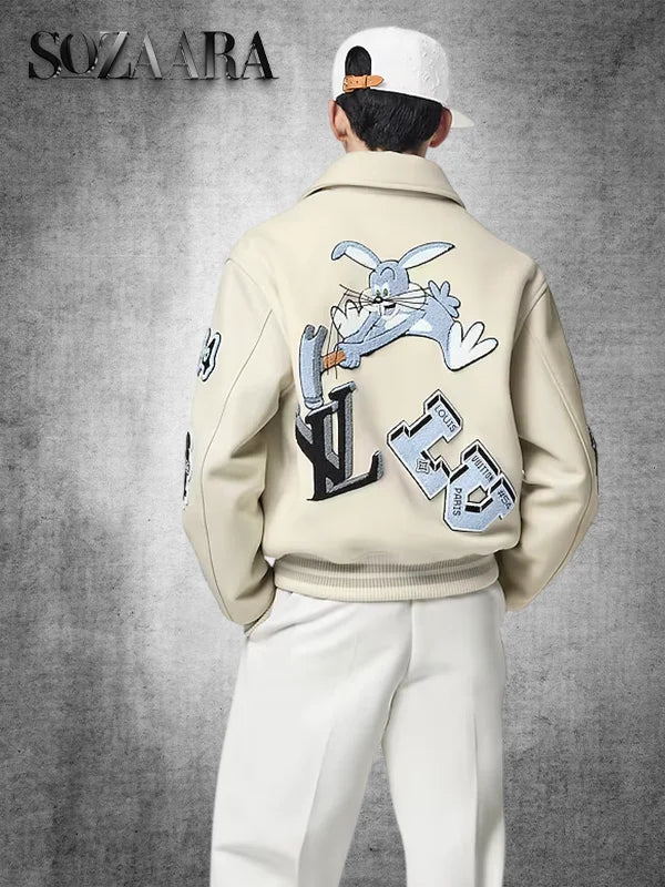 Louis Vuitton Bugs Bunny Varsity Jacket