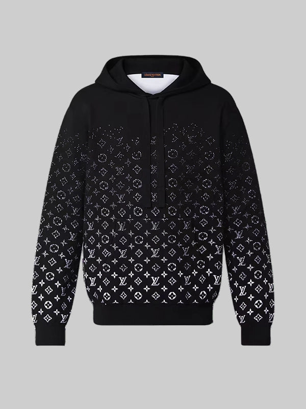 Louis Vuitton Monogram Gradient Hoodie Black
