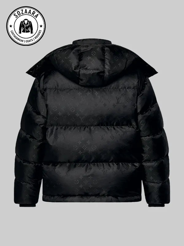 Louis Vuitton Monogram Puffer Jacket Black