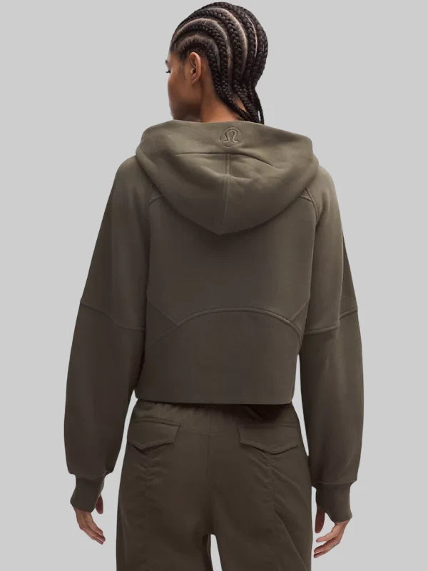 Lululemon Scuba Half Zip Oversized Hoodie Olive