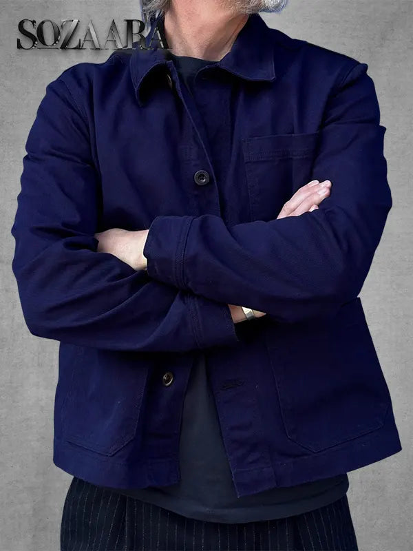 Lusine Bleue Coltin Work Jacket Blue