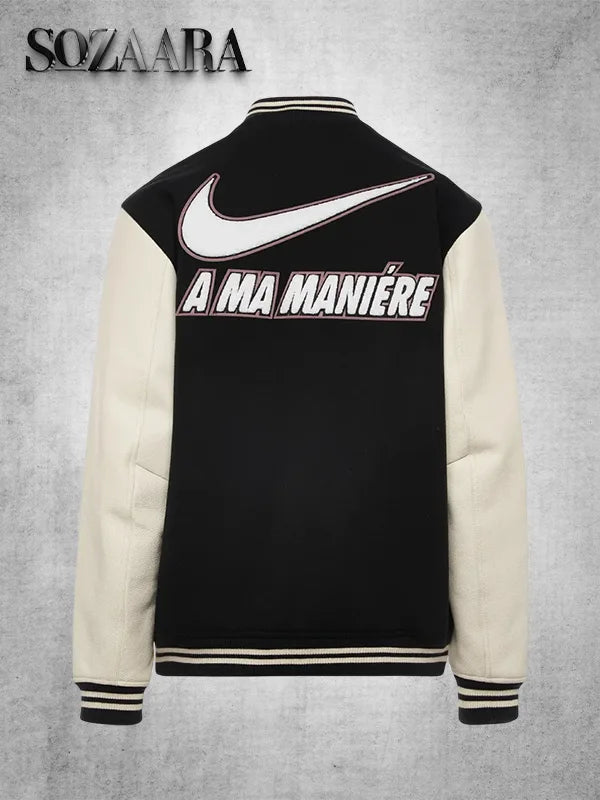 Ma Maniere Nike Varsity Jacket Black