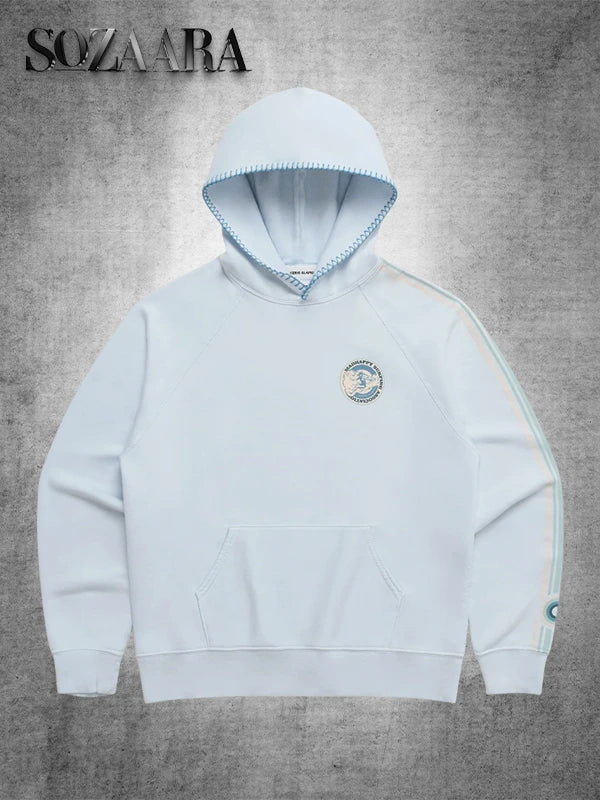 Madhappy Hysteric Glamour Fleece Hoodie In Blue