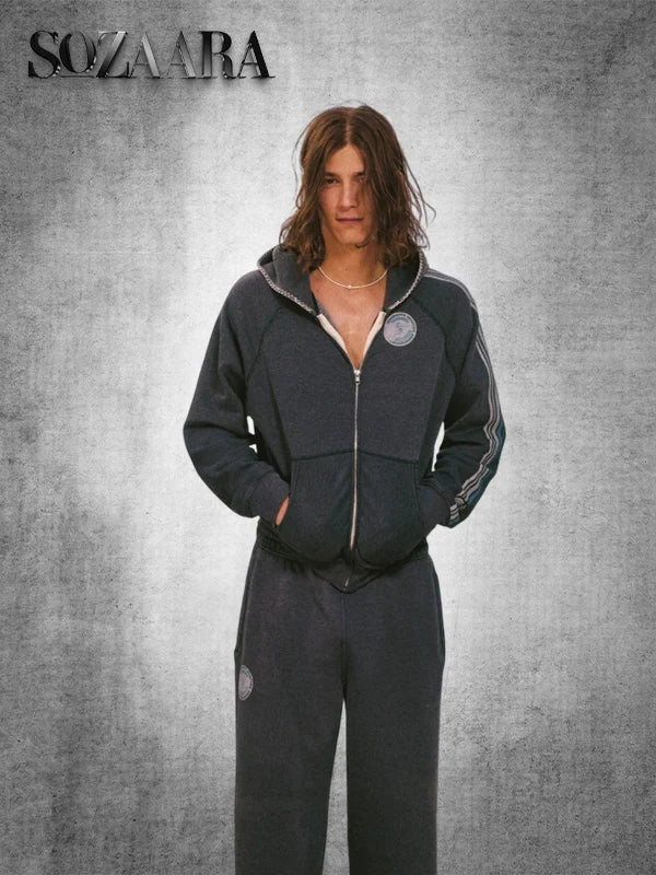 Madhappy x Hysteric Glamour Zip Up Hoodie Grey