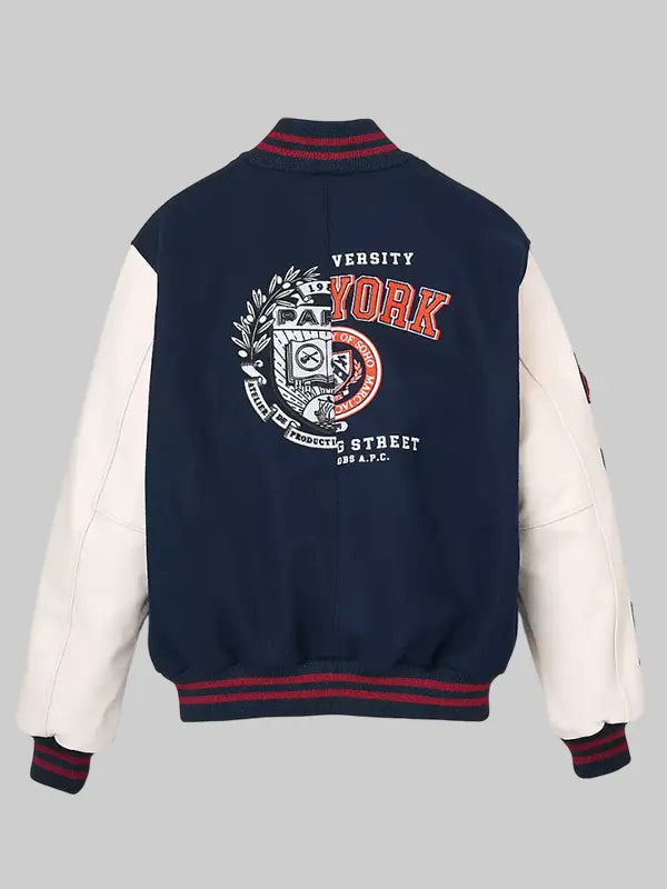 Marc Jacobs x A.P.C. Varsity Jacket Navy 
