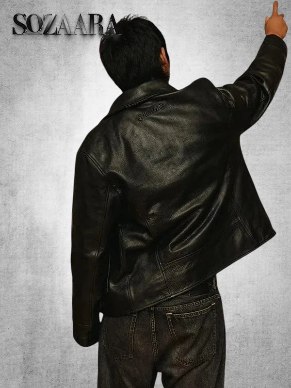 Mens Mutimer Leather Jacket