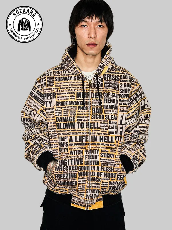 Mens Supreme Dash Snow Hooded Work Jacket