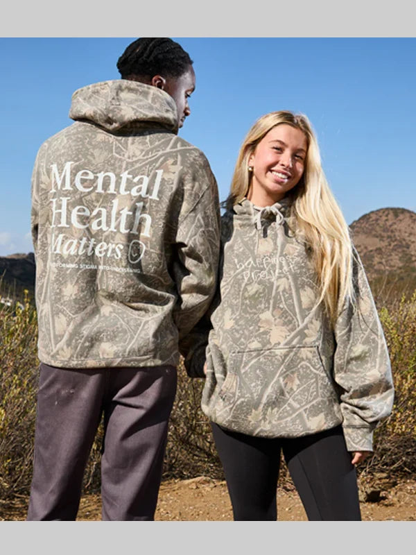 Mental Health Hoodie In Camo