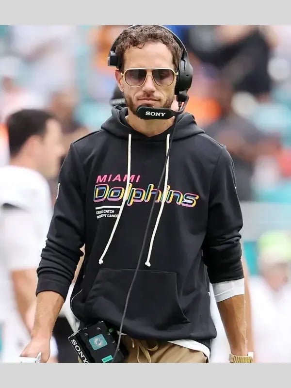 Mike McDaniel Miami Dolphins 2025 Crucial Catch Hoodie