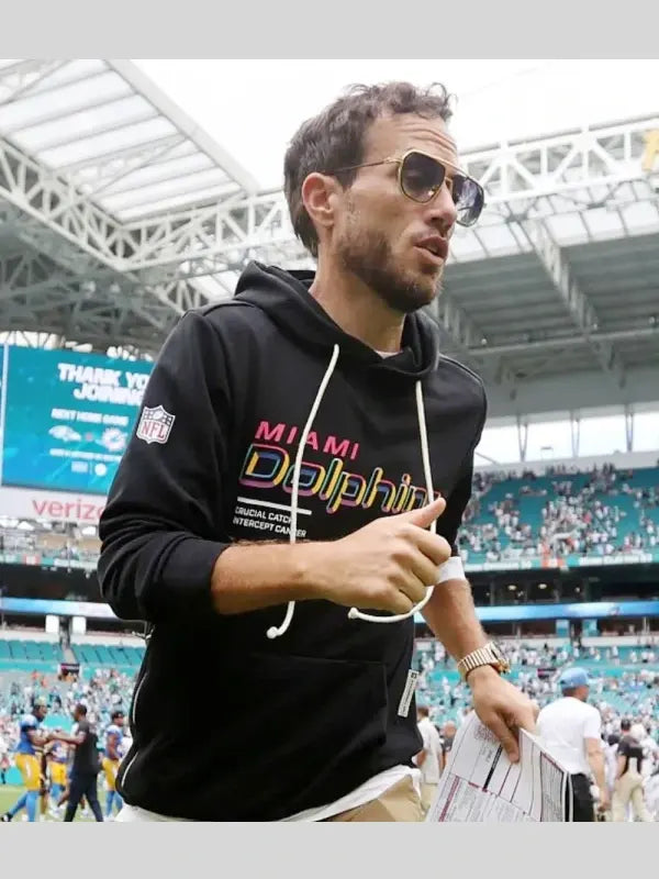 Mike McDaniel Miami Dolphins Crucial Catch Hoodie Black