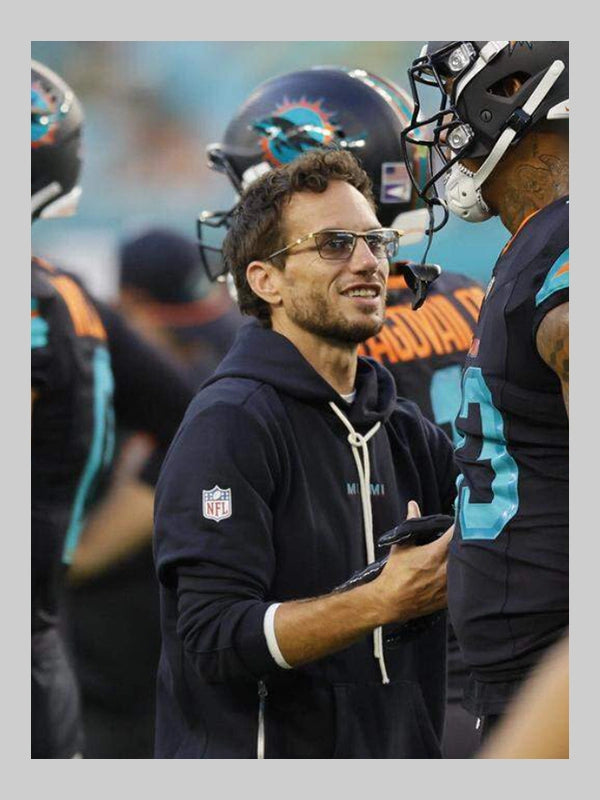 Mike Mcdaniel Miami Dolphins Black Hoodie.