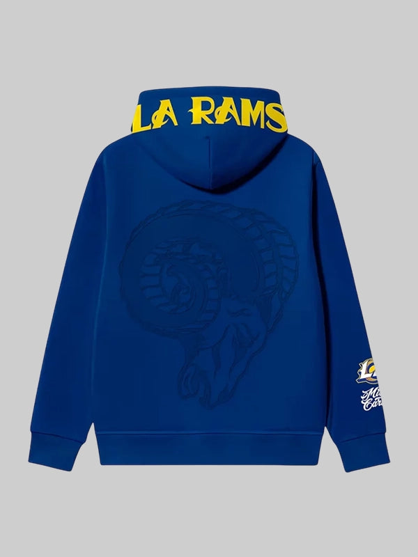 Mister Cartoon x Los Angeles Rams Blue Hoodie