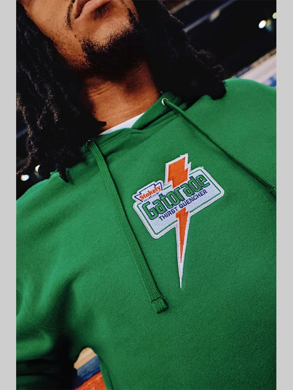 Mitchell & Ness x Gatorade Green Hoodie
