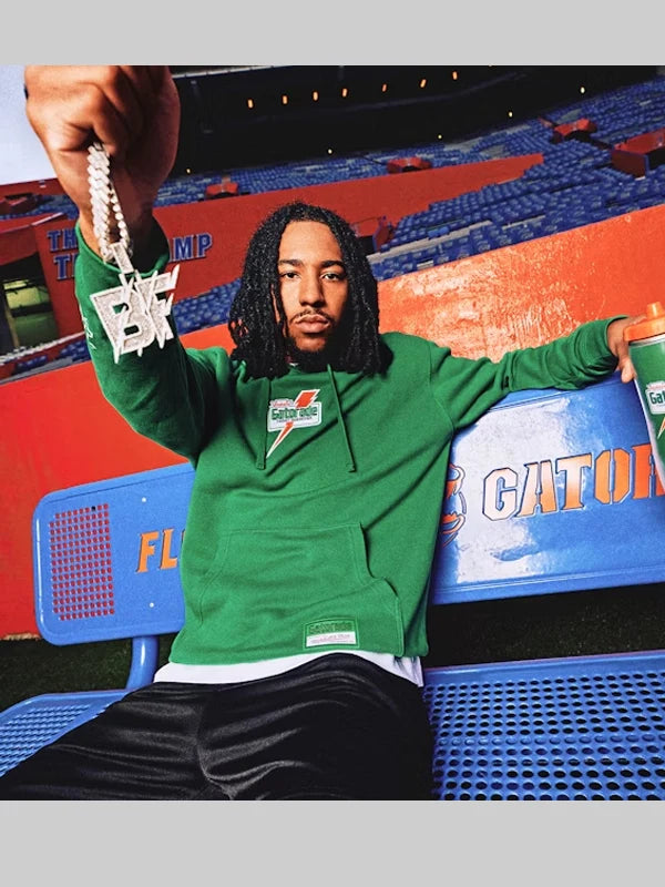 Mitchell & Ness x Gatorade Hoodie In Green
