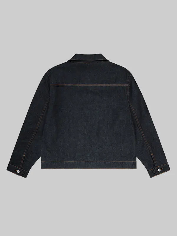 Mutimer Blue Raw Denim Workwear Jacket
