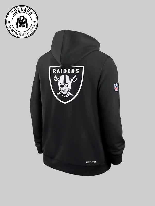NFL Cancer Awareness Crucial Catch 2025 Hoodie Las Vegas Raiders
