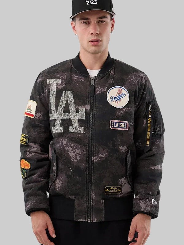 New Era x LA Dodgers x Alpha Industries Bomber Jacket
