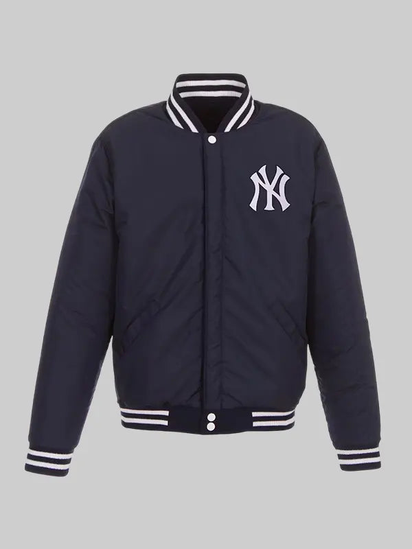 New Era x New York Yankees x New York or Nowhere varsity jacket Blue