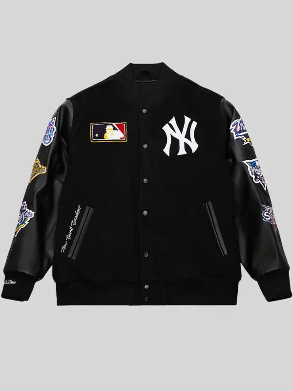 New York Yankees Black Out Varsity Jacket