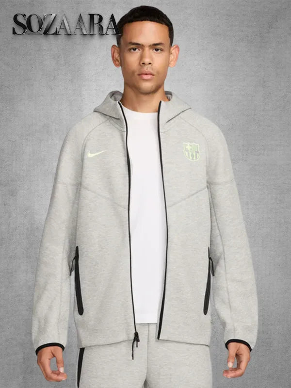 Nike FC Barcelona Tech Fleece Hoodie Jacket