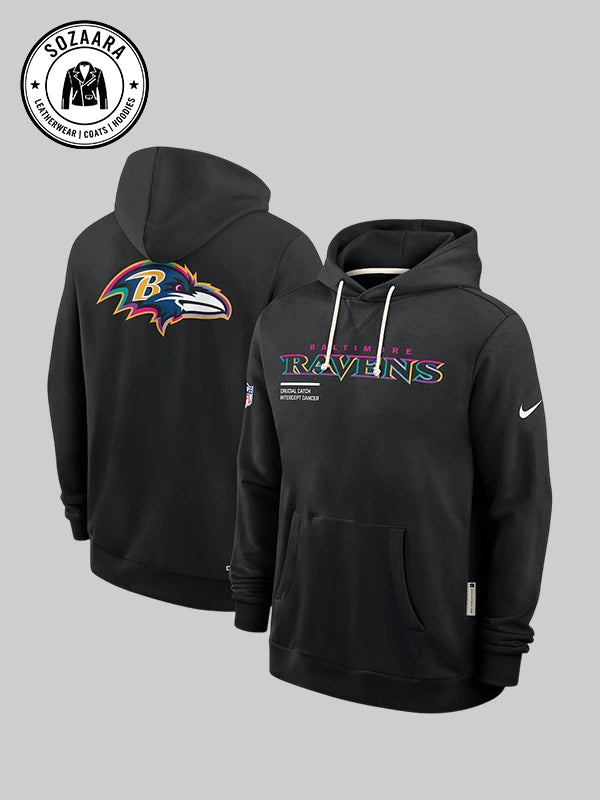 Nike Baltimore Ravens 2025 Crucial Catch Hoodie
