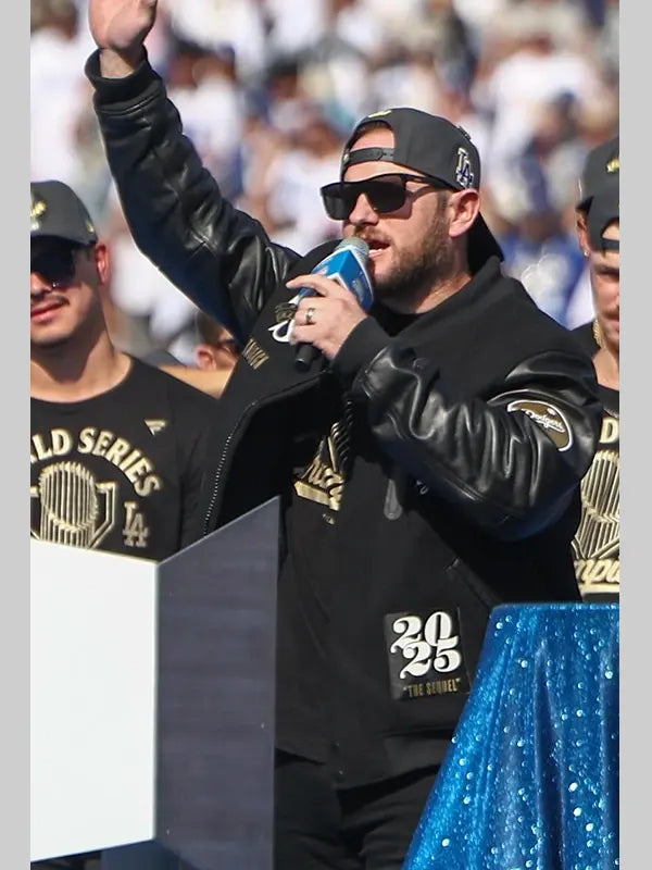 Nike Dodgers World Series Letterman Jacket 1