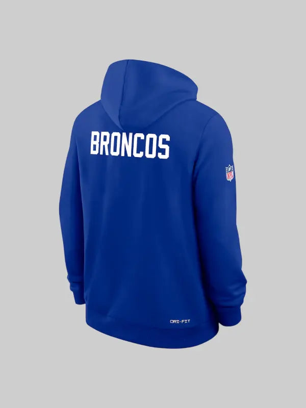 Nike Royal Denver Broncos Club Fleece Pullover Hoodie
