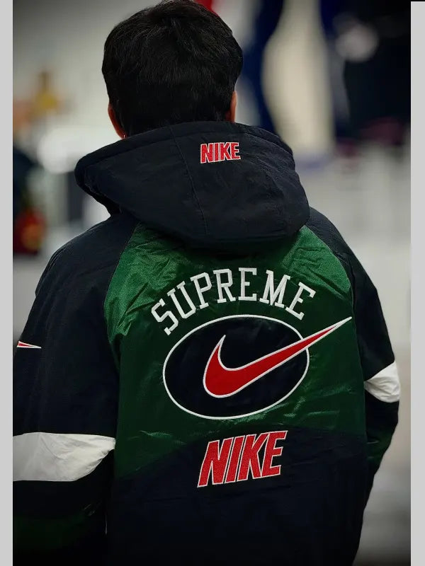 Nike Supreme Sport Hooded Jacket Green