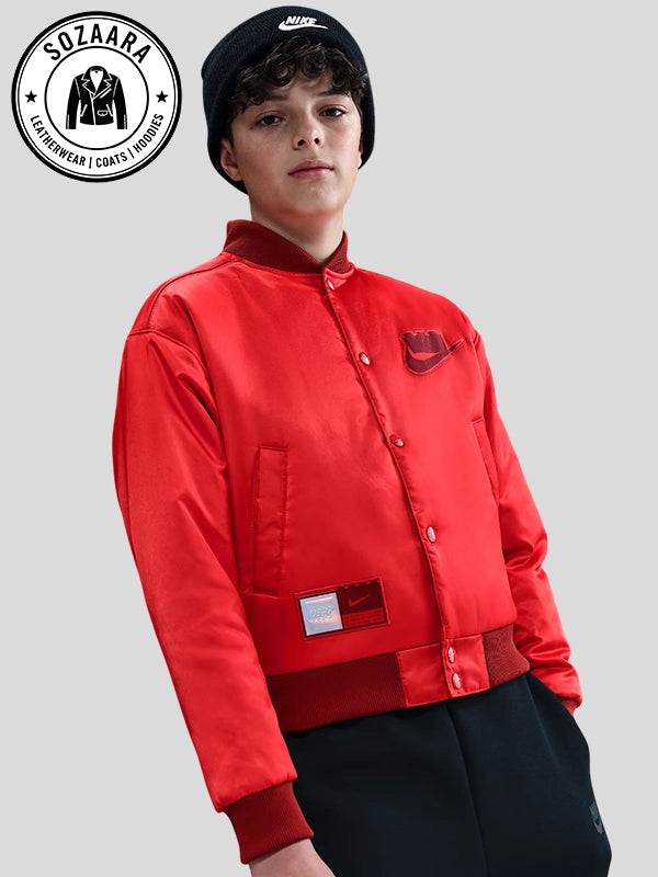 Nike x Lego Red Bomber Jacket