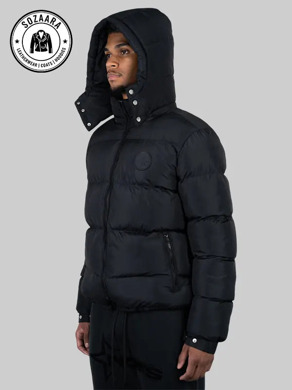 Nofs Black on Black Puffa Jacket