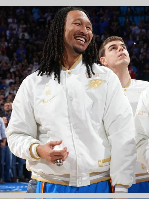 Oklahoma City Thunder 2025 Champions Banner Raising Jacket