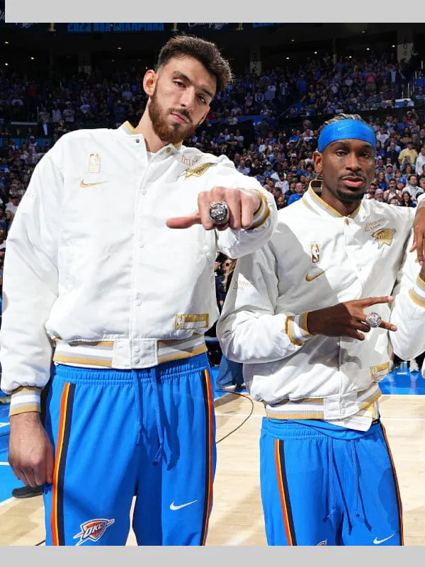 Oklahoma City Thunder ring ceremony jacket