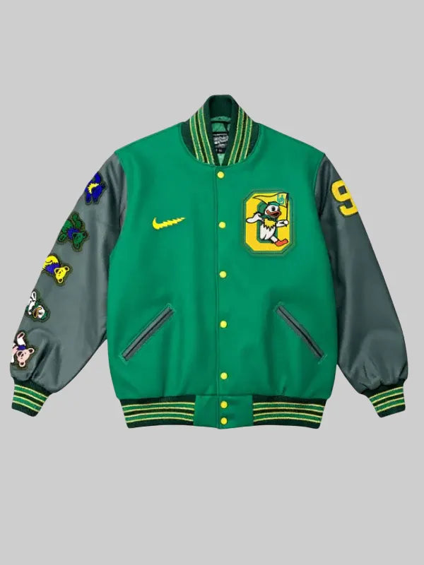 Oregon Nike Grateful Ducks Lettermens Jacket