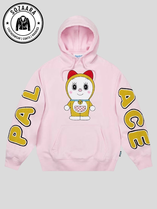 Palace Doraemon Hoodie PInk