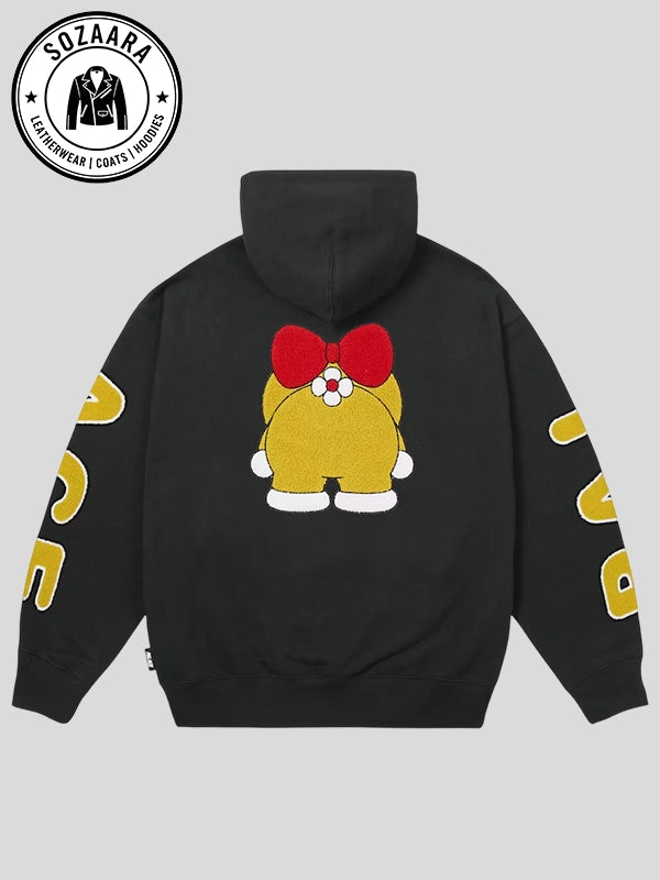 Palace x Doraemon Hoodie Black
