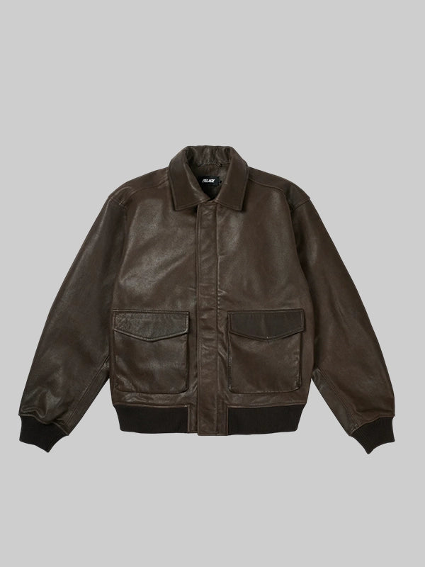 Palace x Susanoo Bomber Leather Jacket 
