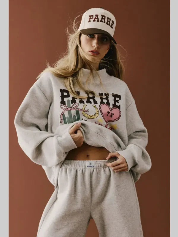 Parke Texas Mockneck Sweatshirt