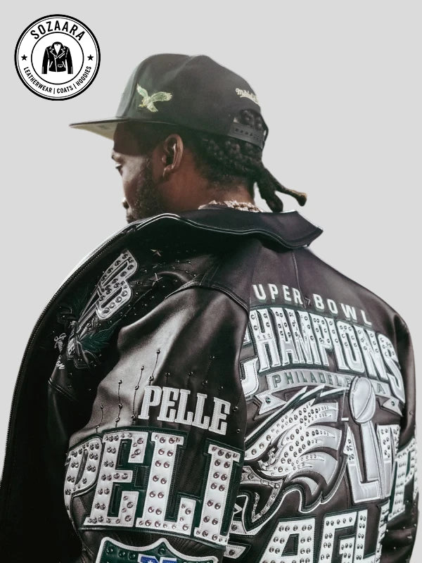 Pelle Pelle Eagles Jacket Meek Mill