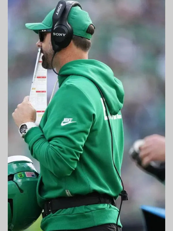 Philadelphia Eagles Kelly Green Sideline Hoodie