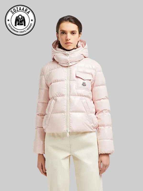 Pink Moncler Puffer Jacket