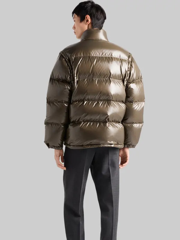 Prada Green Down Puffer Jacket