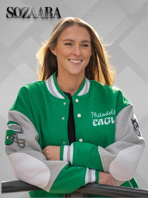 Princess Diana Eagles Jacket Kylie Kelce E2 80 8B