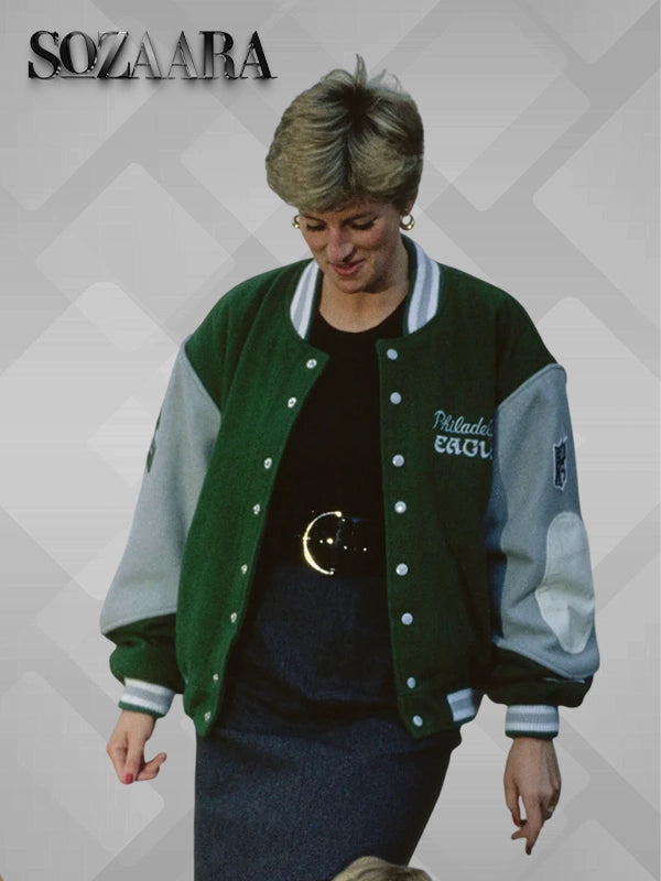 Princess Diana Eagles Varisty Jacket