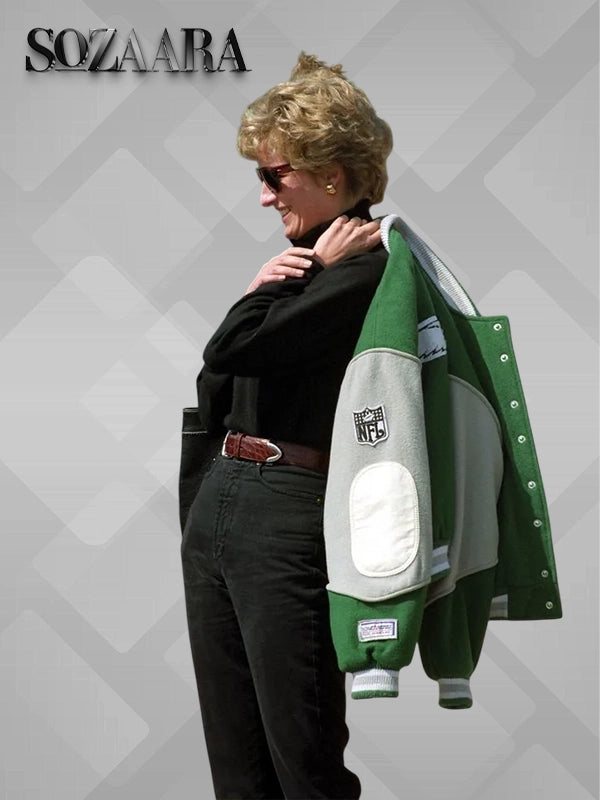 Princess Diana In Eagles Jacket E2 80 8B