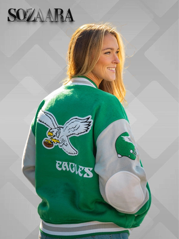 Princess Diana Philadelphia Eagles Varsity Jacket E2 80 8B