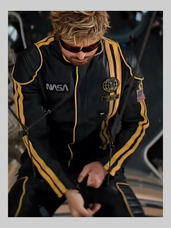 Ryan Gosling The Fall Guy Leather Jumpsuit.