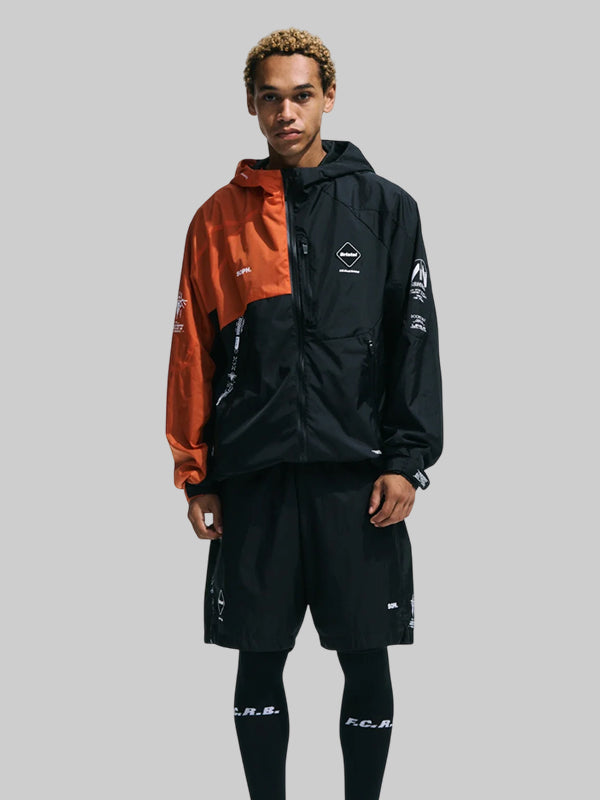 SOPH Death Stranding 2 x F.C.Real Bristol Jacket Orange and Black