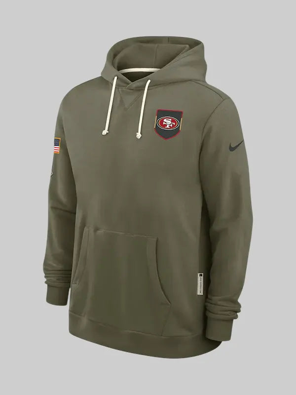 San Francisco 49ers Salute to Service Hoodie 2025