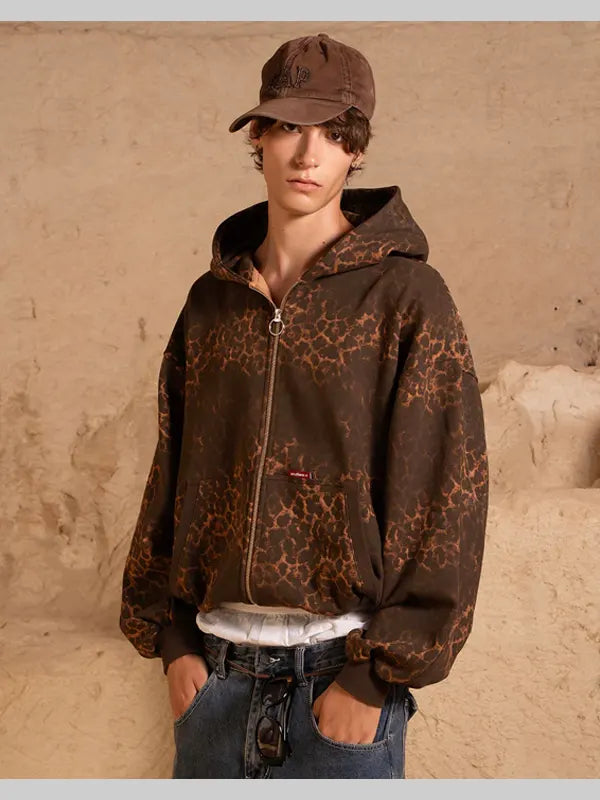 Scuffers Leopard Sweatshirt Unisex