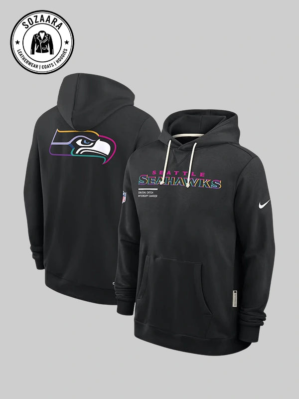 Seattle Seahawks 2025 Crucial Catch Hoodie
